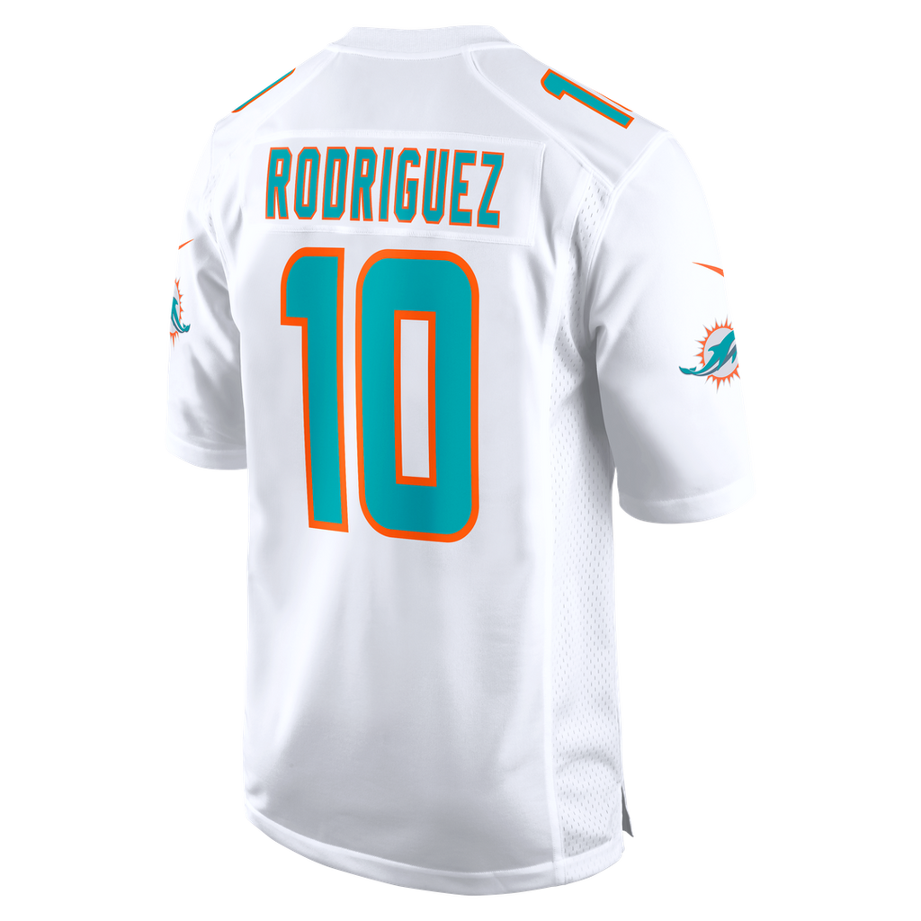Jacob Rodriguez Miami Dolphins Nike Alternate Game Jersey - Aqua