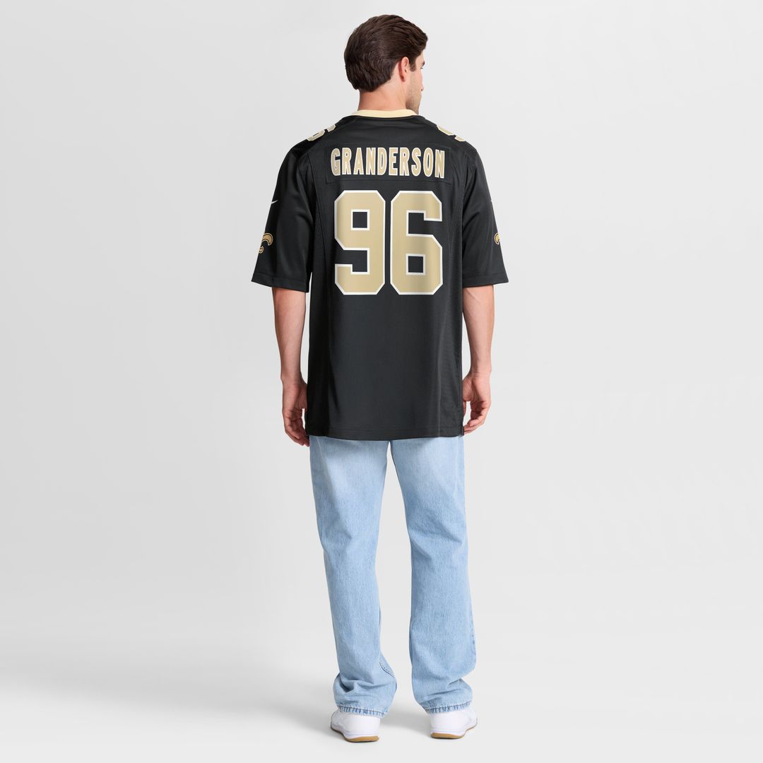 Carl Granderson New Orleans Saints Nike Game Jersey - Black