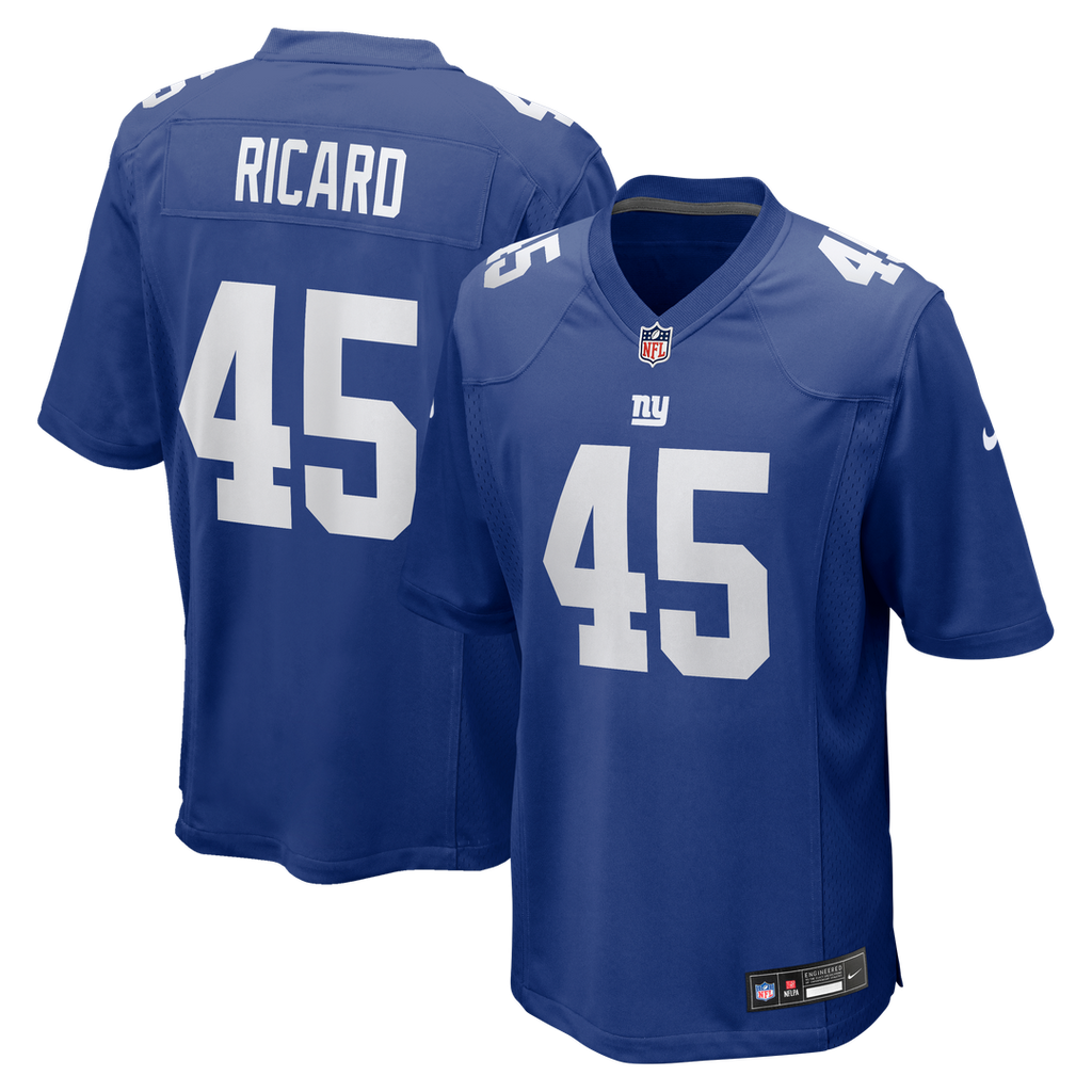 Patrick Ricard New York Giants Nike Team Game Jersey -  Royal