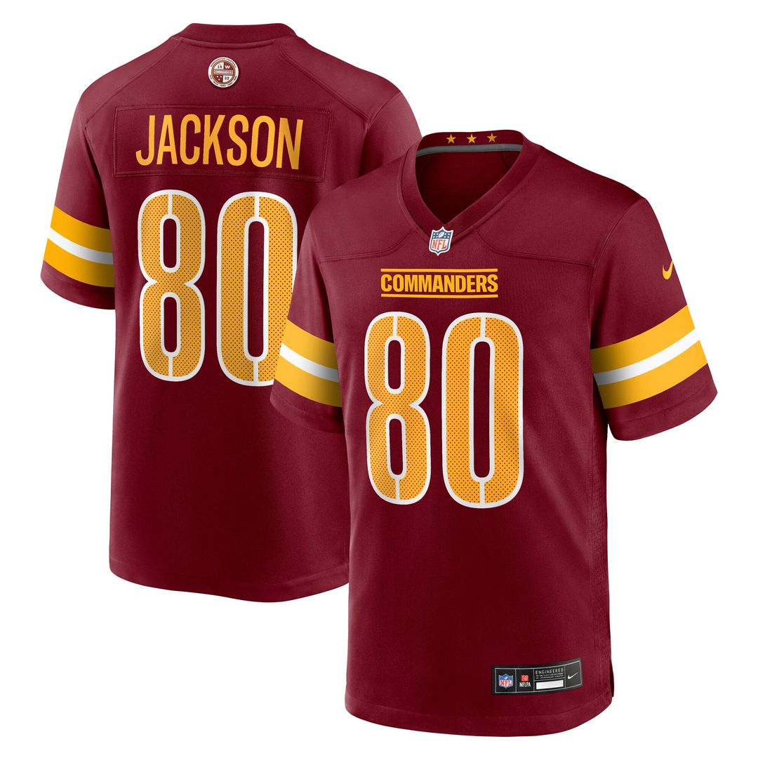 Tyree Jackson Washington Commanders Nike Team Game Jersey -  Burgundy