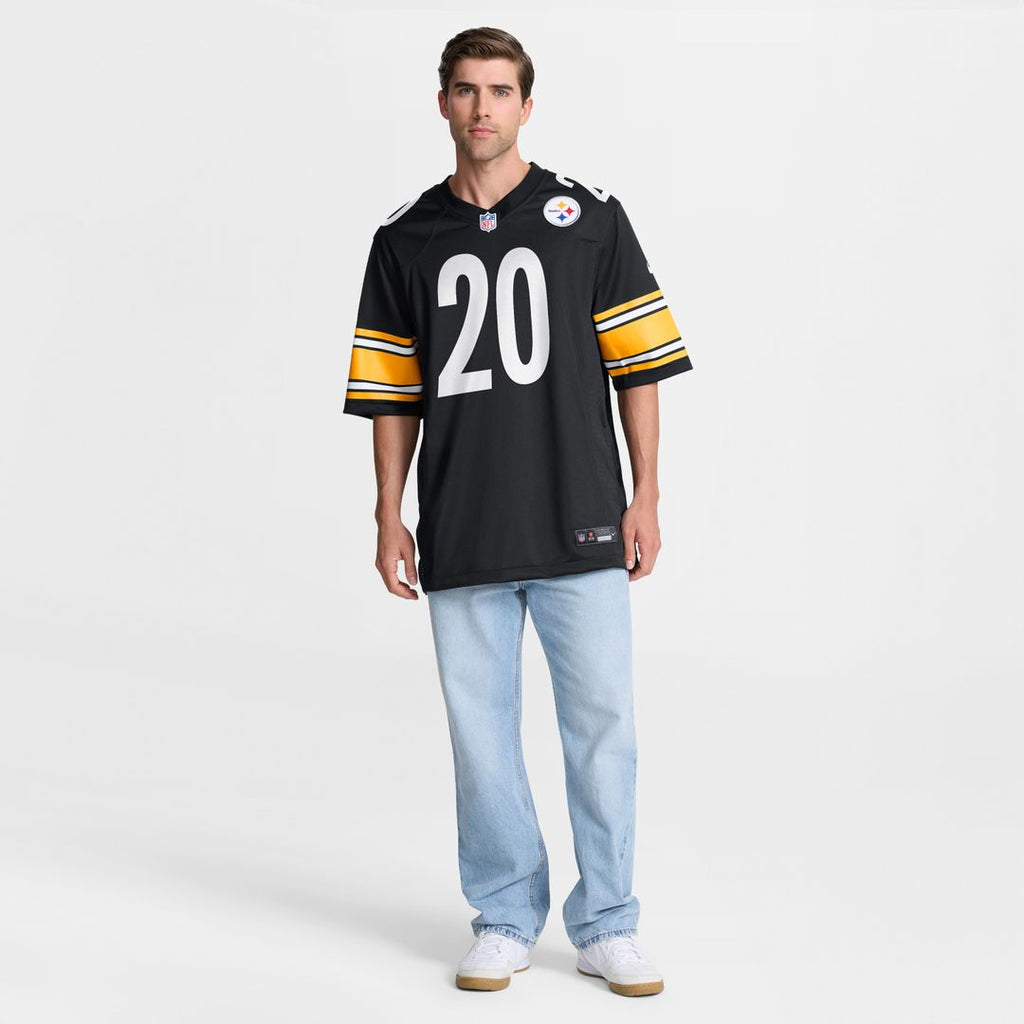 Kaleb Johnson Pittsburgh Steelers Nike Team Game Jersey -  Black