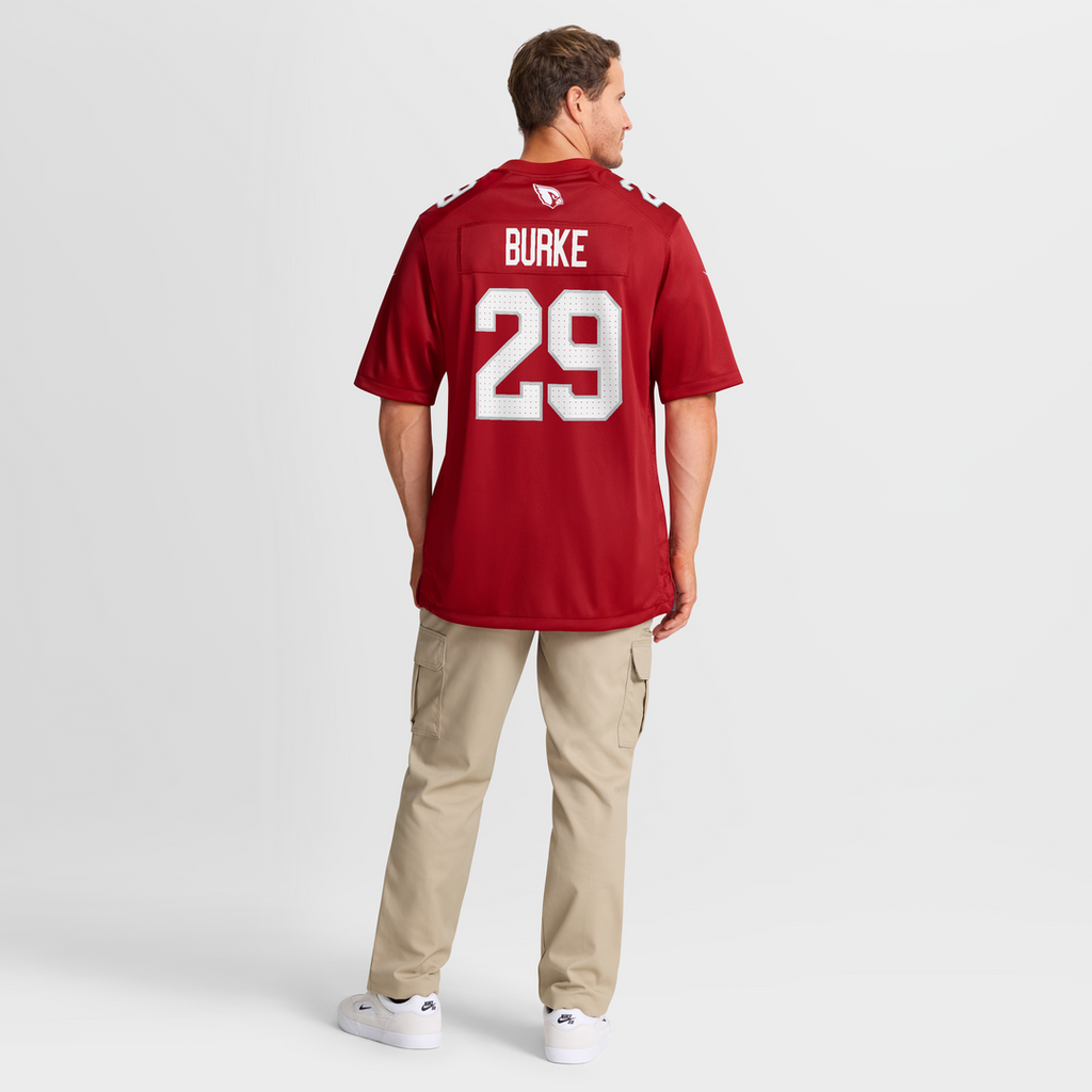 Denzel Burke Arizona Cardinals Nike Team Game Jersey -  Cardinal