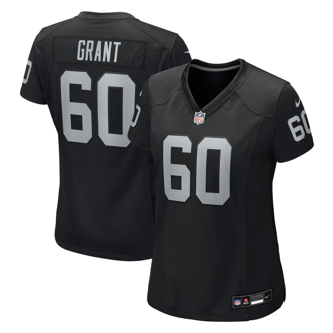 Charles Grant Las Vegas Raiders Nike Women's Team Game Jersey -  Black