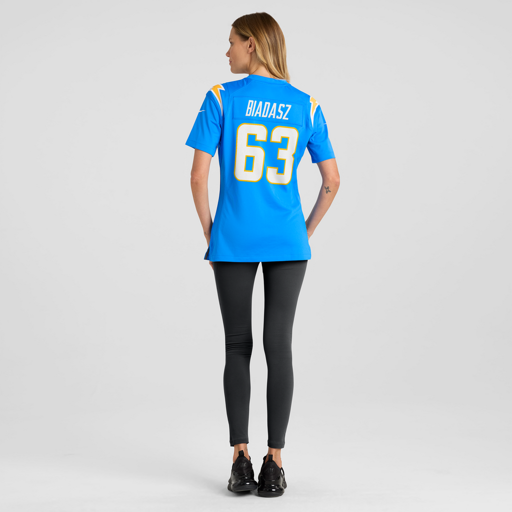 Tyler Biadasz Los Angeles Chargers Nike Women's Team Game Jersey -  Powder Blue
