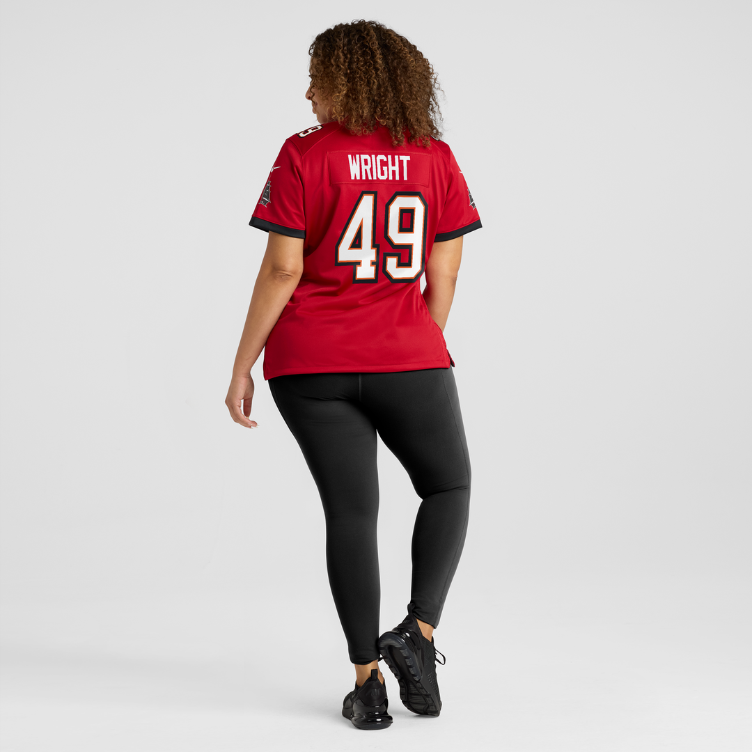 Owen Wright Tampa Bay Buccaneers Nike Women's Team  Game Jersey -  Red