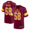 Jordan Magee Washington Commanders Nike  Game Jersey -  Burgundy