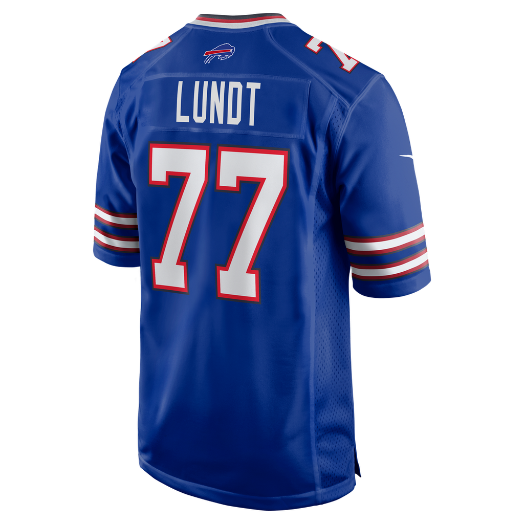 Chase Lundt Buffalo Bills Nike Team Game Jersey -  Royal