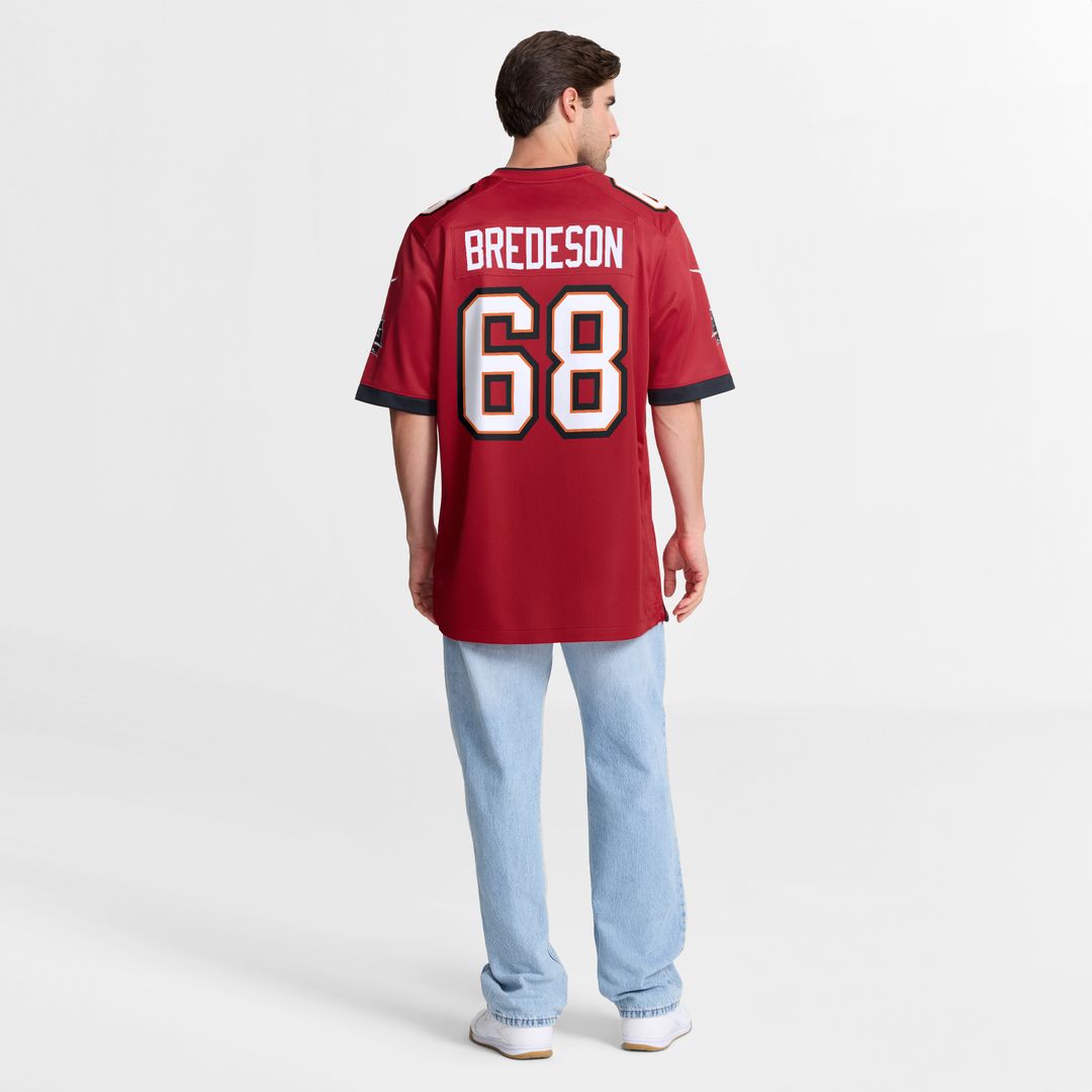 Ben Bredeson Tampa Bay Buccaneers Nike  Game Jersey -  Red