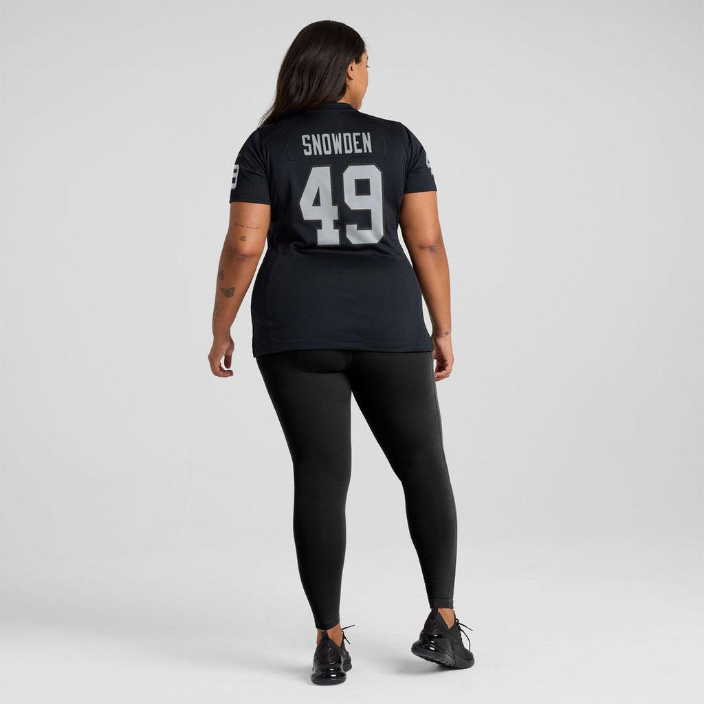 Charles Snowden Las Vegas Raiders Nike Women's Team Game Jersey -  Black