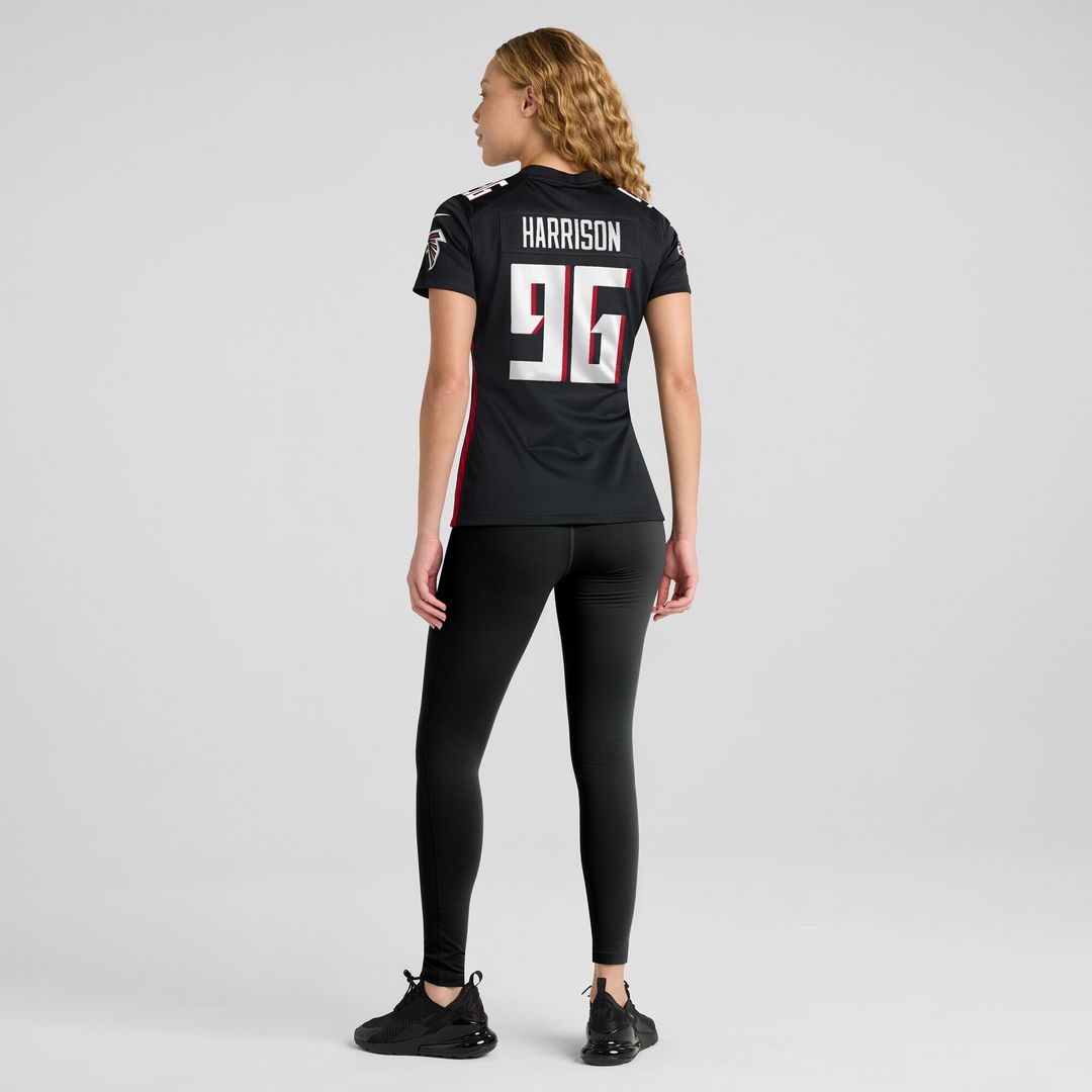 Zach Harrison Atlanta Falcons Nike Women's Team Game Jersey -  Black
