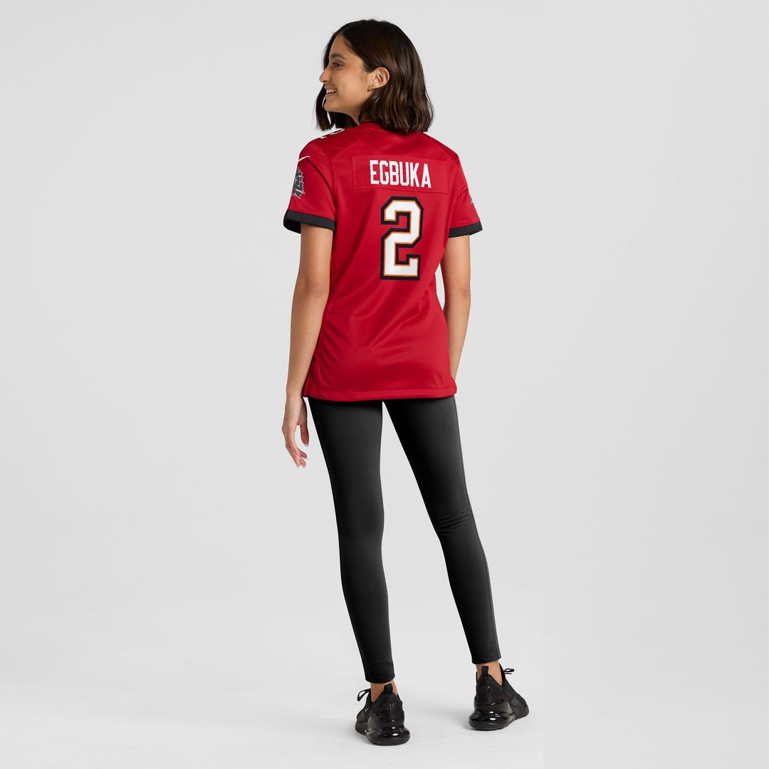 Emeka Egbuka  Tampa Bay Buccaneers Nike Women's  Game Jersey - White