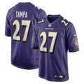 T.J. Tampa Baltimore Ravens Nike Team Game Jersey -  Purple