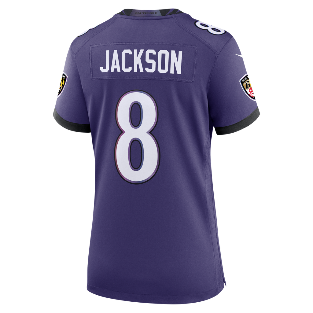 Lamar Jackson Baltimore Ravens Nike Women's Team Game Jersey - Purple