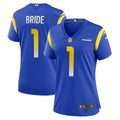 Number 1 Bride Los Angeles Rams Nike Women's Game Jersey - Royal