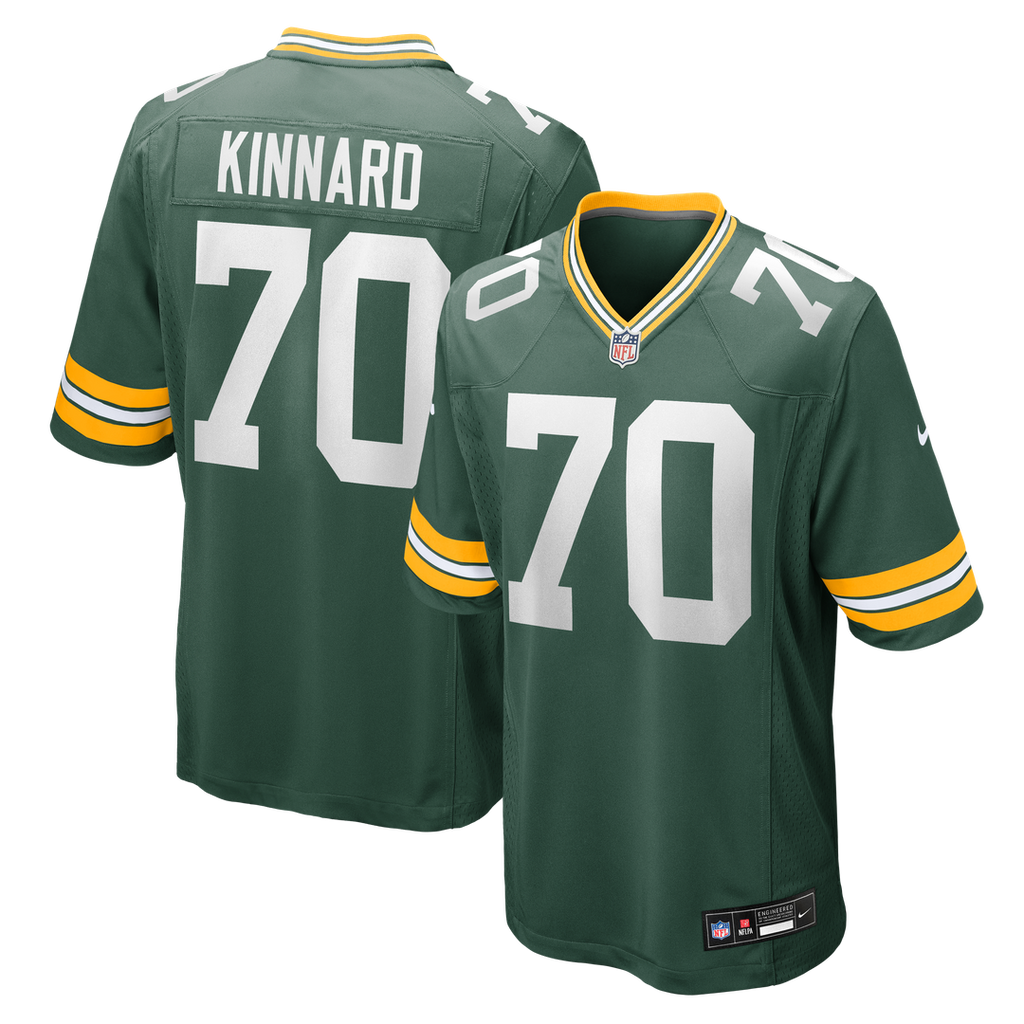 Darian Kinnard Green Bay Packers Nike Team Game Jersey -  Green