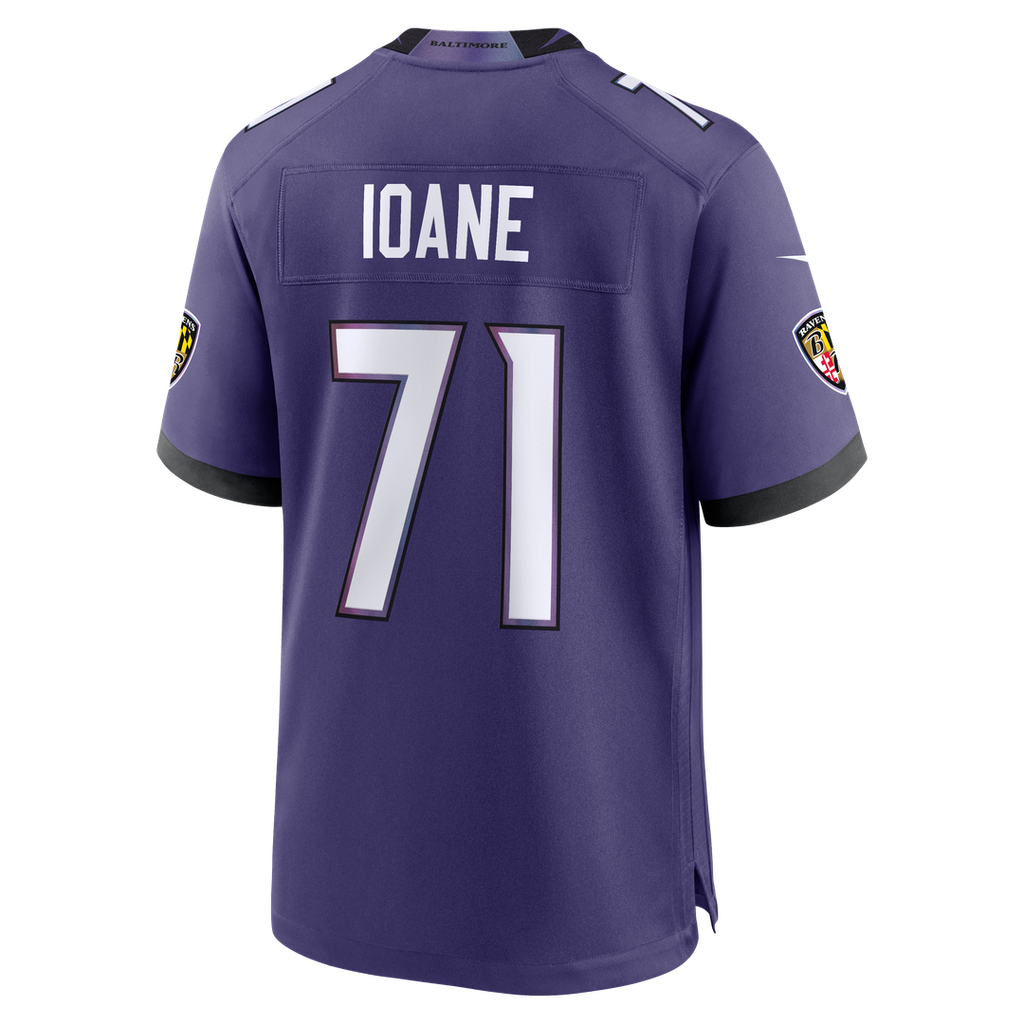 Olaivavega Ioane Baltimore Ravens Nike 2026 NFL Draft First Round Pick No. 14 Team Game Jersey - Purple