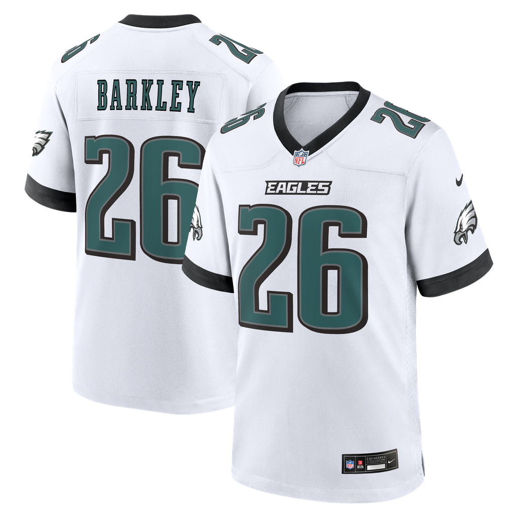 Saquon Barkley Philadelphia Eagles Nike Game Jersey -  White