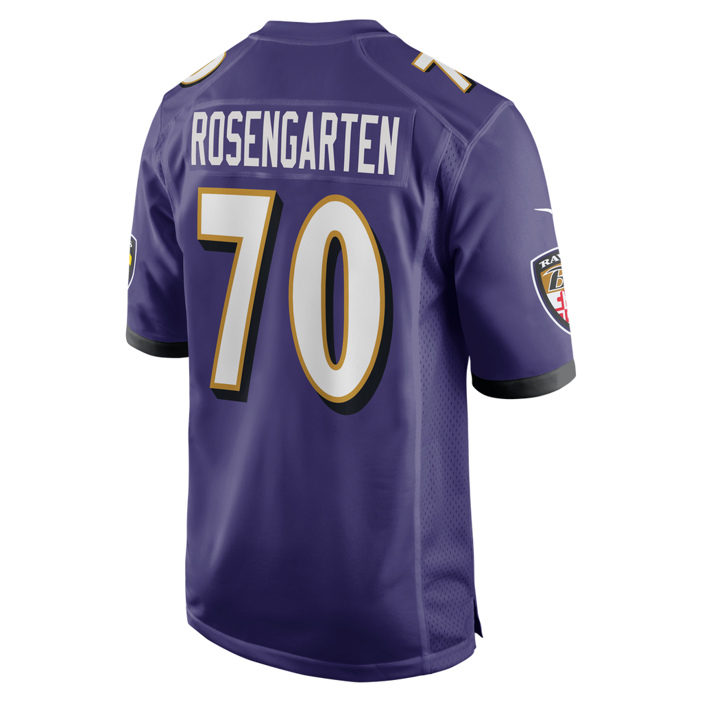 Roger Rosengarten Baltimore Ravens Nike Team Game Jersey -  Purple
