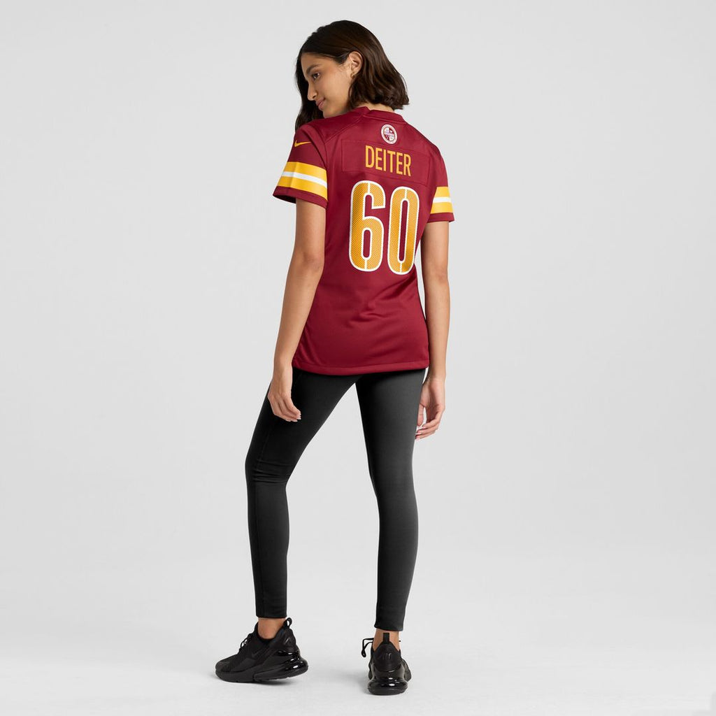Michael Deiter Washington Commanders Nike Women's Team Game Jersey -  Burgundy