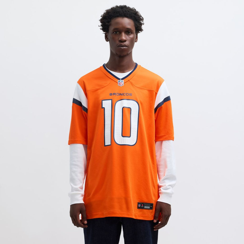 Bo Nix Denver Broncos Nike Alternate Game Jersey -  Navy