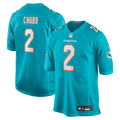 Bradley Chubb Miami Dolphins Nike Game Player Jersey - Aqua