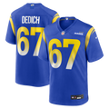 Justin Dedich Los Angeles Rams Nike Game Jersey -  Royal