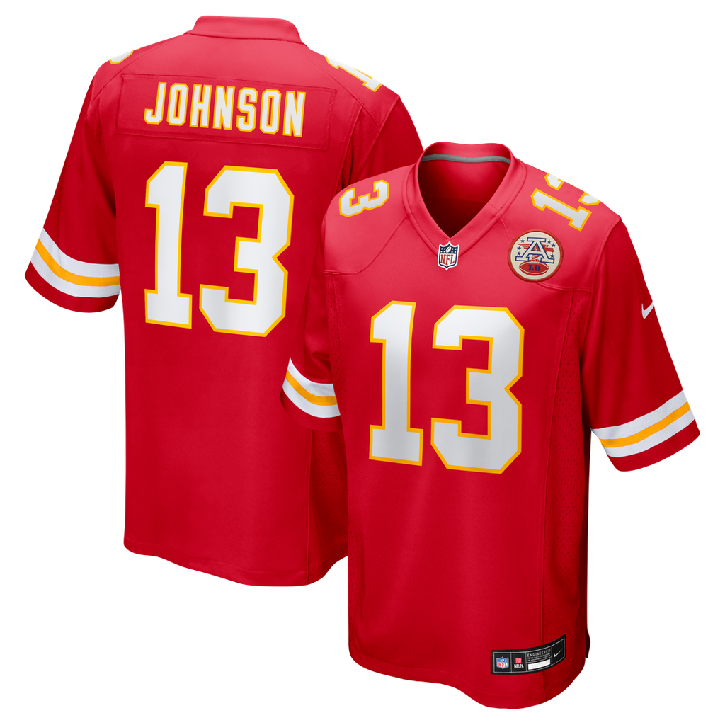 Nazeeh Johnson Kansas City Chiefs Nike Game Player Jersey - Red