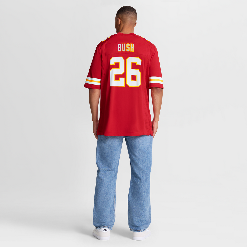 Deon Bush Kansas City Chiefs Nike Game Player Jersey - Red