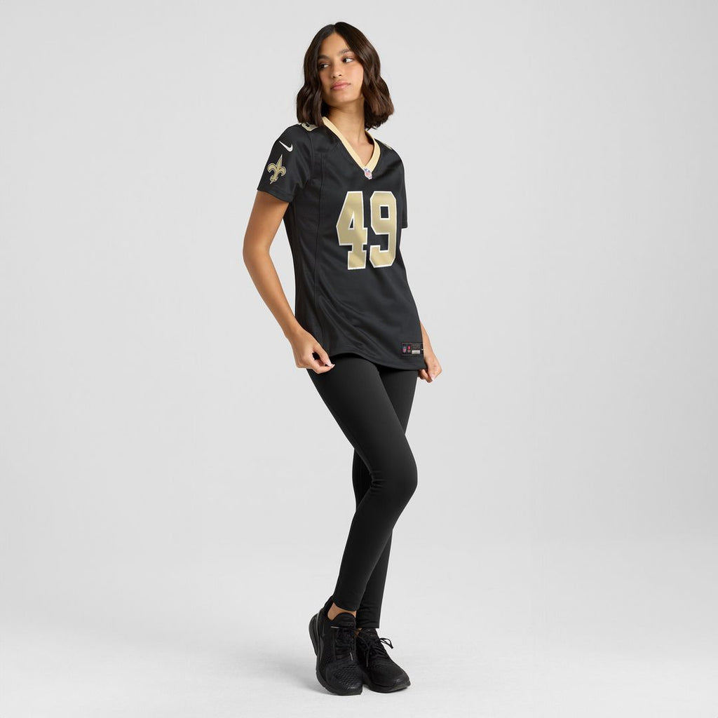 Zach Wood New Orleans Saints Nike Women's Game Jersey - Black