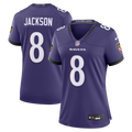 Lamar Jackson Baltimore Ravens Nike Women's Team Game Jersey - Purple
