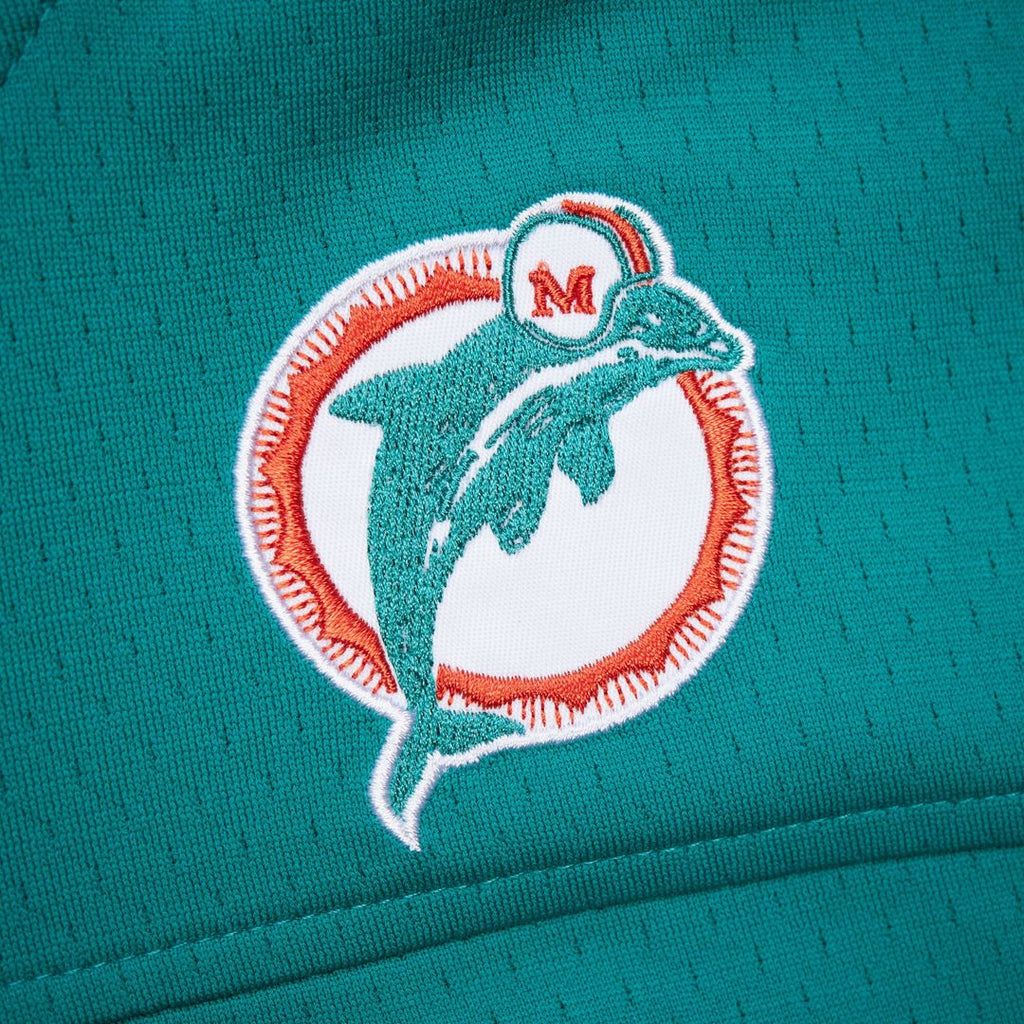 Dan Marino Miami Dolphins Mitchell & Ness Player Name & Number Hoodie Legacy Jersey - Aqua