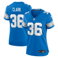 Chuck Clark Detroit Lions Nike Women's Team Game Jersey -  Blue