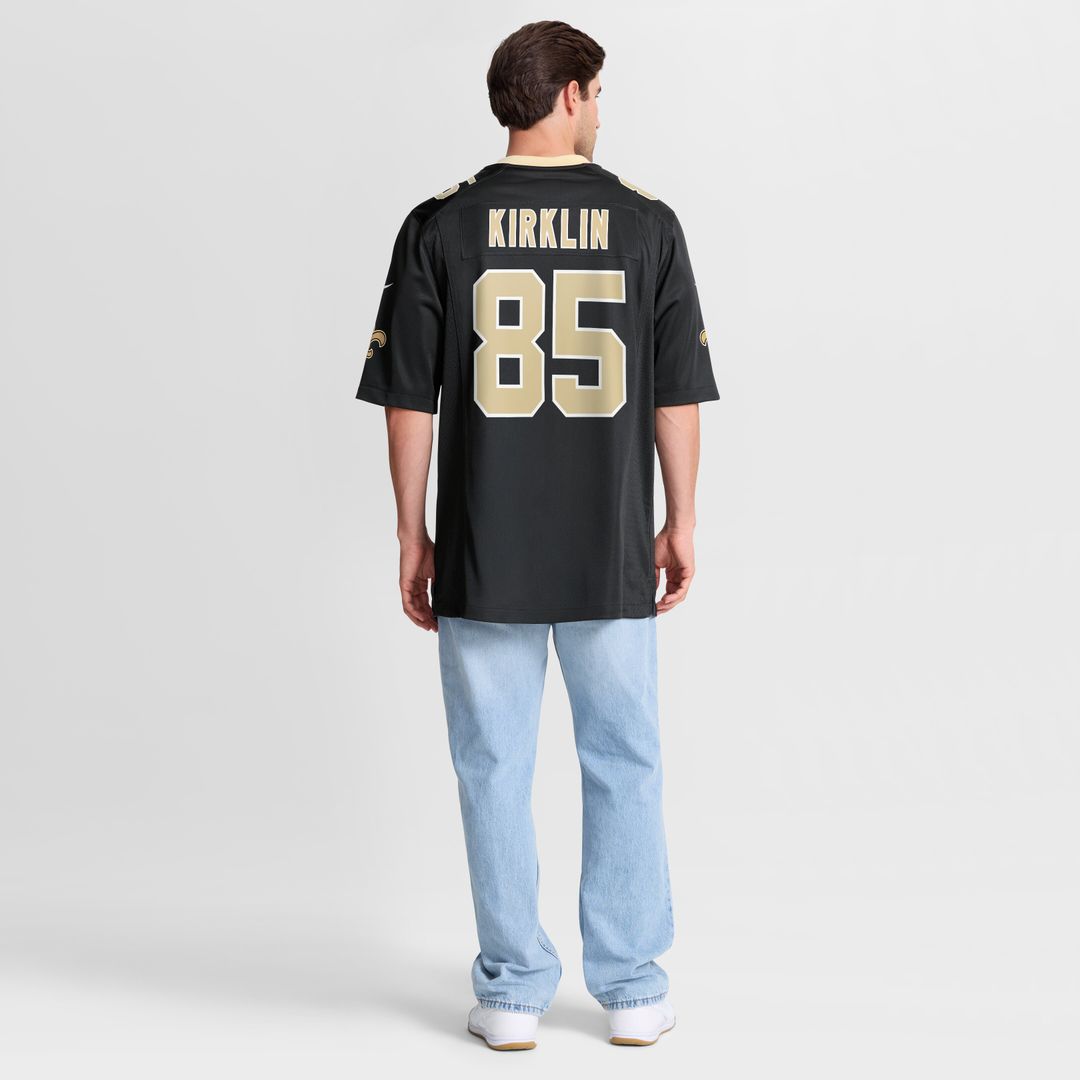 Jontre Kirklin New Orleans Saints Nike Team Game Jersey -  Black