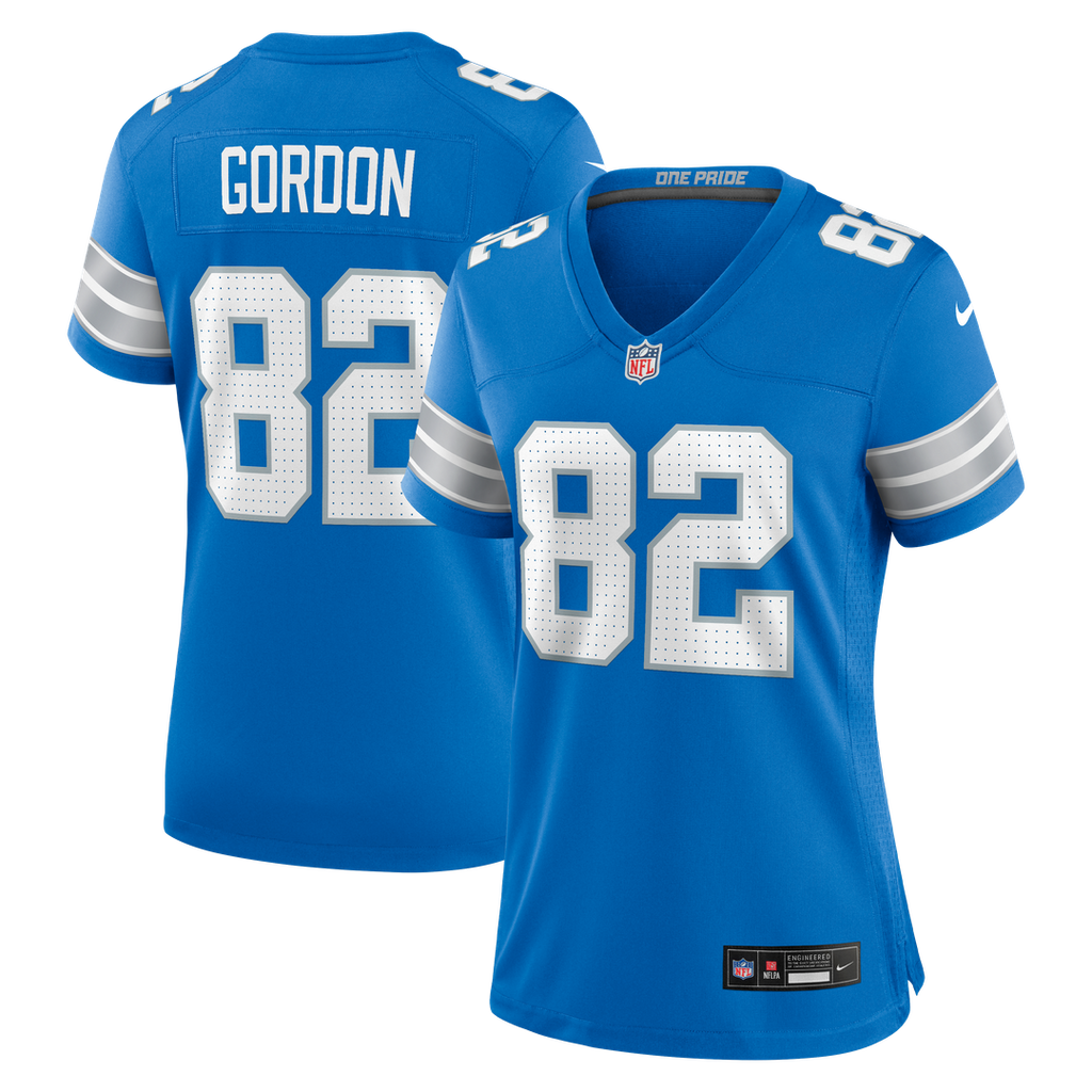 Thomas Gordon Detroit Lions Nike Women's Team Game Jersey -  Blue
