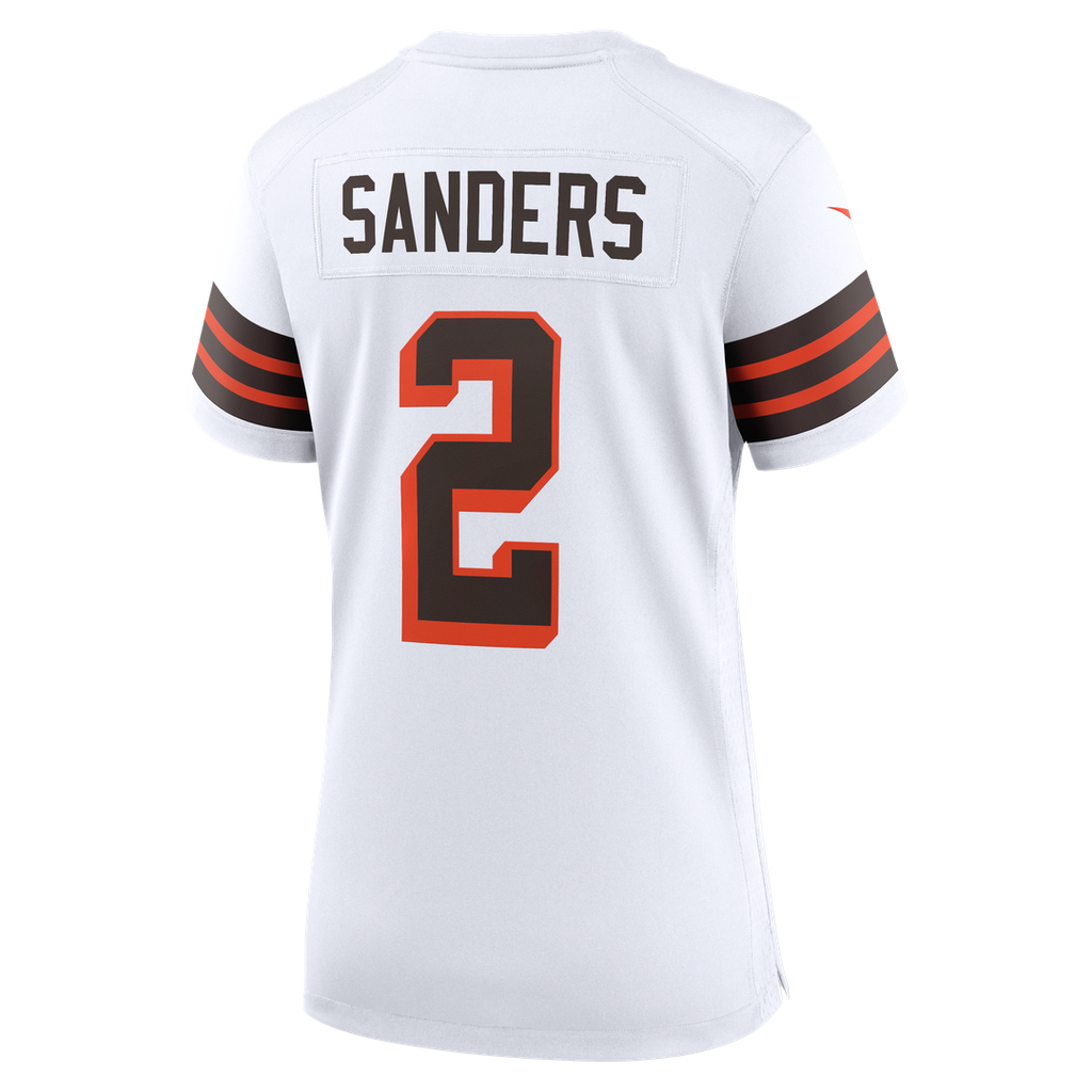 Shedeur Sanders Cleveland Browns Nike Women's Alternate Game Jersey -  White