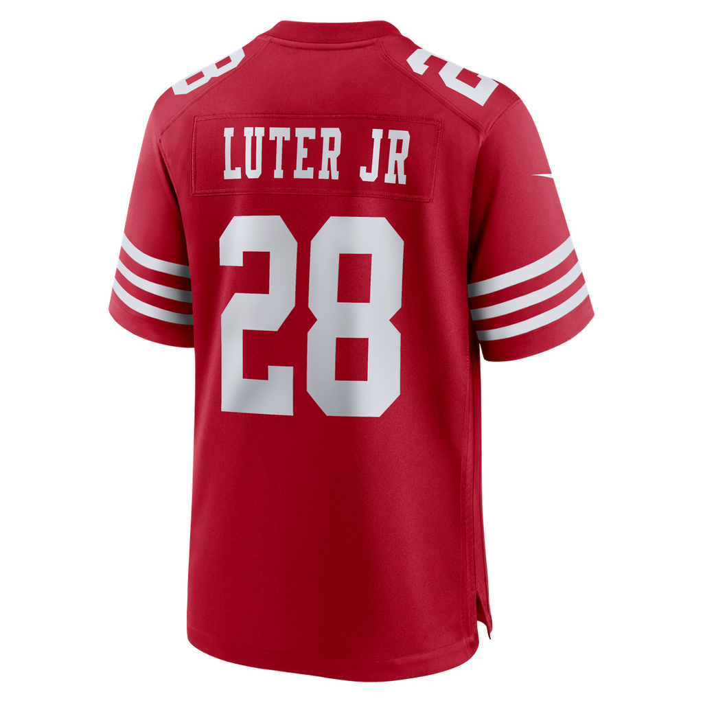 Darrell Luter Jr. San Francisco 49ers Nike  Game Jersey -  Scarlet