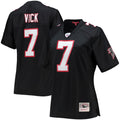 Michael Vick Atlanta Falcons Mitchell & Ness Women's Legacy Replica Player Jersey - Black