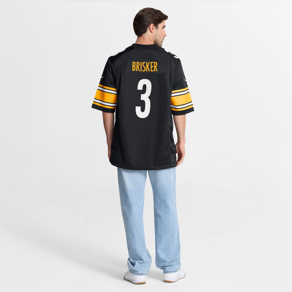 Jaquan Brisker Pittsburgh Steelers Nike Team Game Jersey - Black