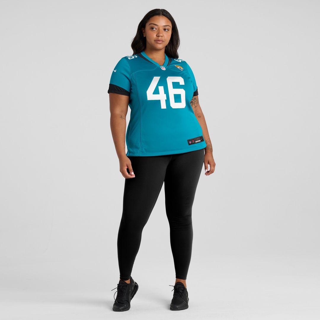 Ross Matiscik Jacksonville Jaguars Nike Women's Game Jersey - Teal