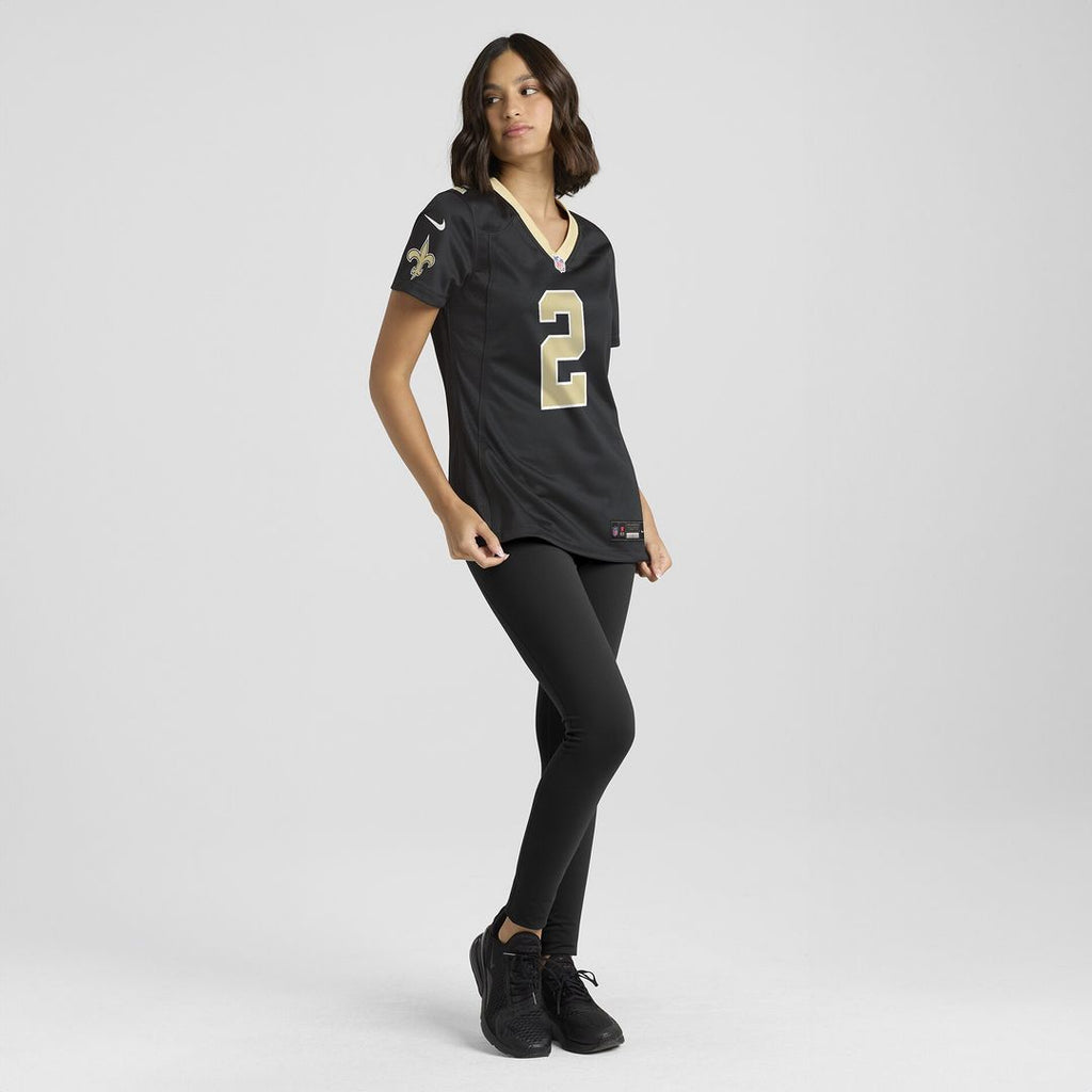 Spencer Rattler New Orleans Saints Nike Women's Team Game Jersey -  Black