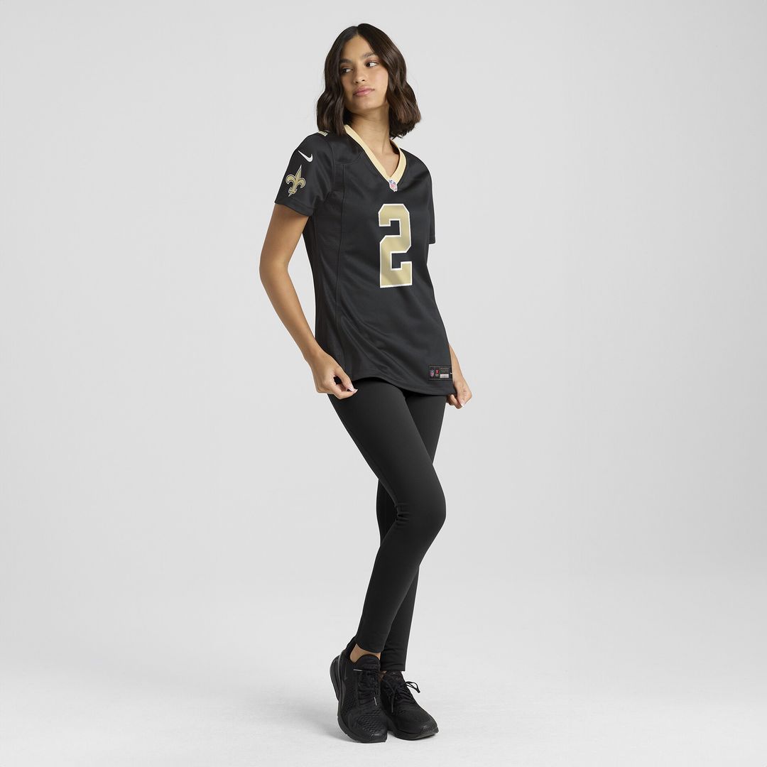 Spencer Rattler New Orleans Saints Nike Women's Team Game Jersey -  Black