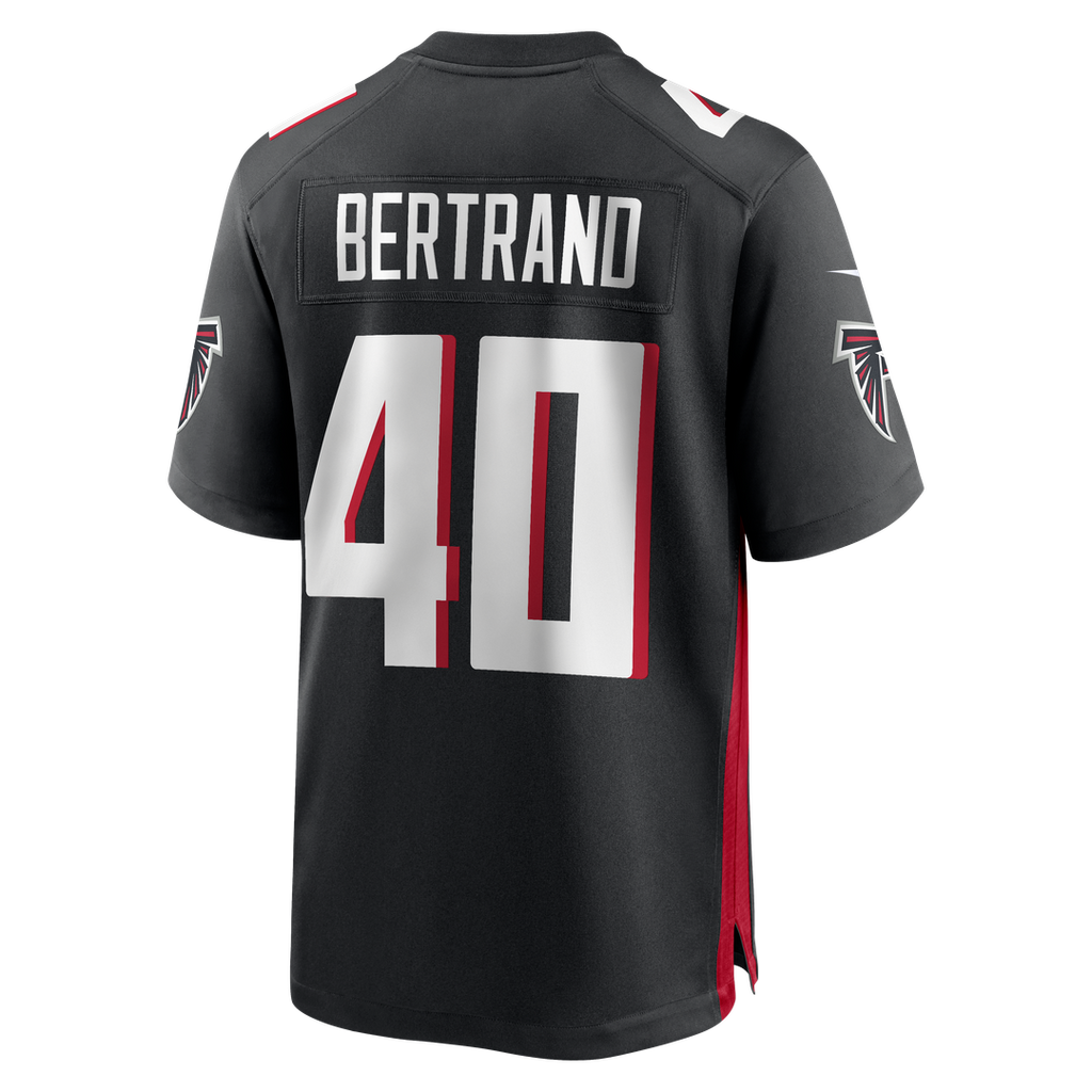 JD Bertrand Atlanta Falcons Nike Team Game Jersey -  Black