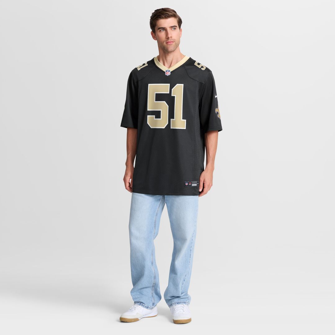 Cesar Ruiz New Orleans Saints Nike Game Jersey - Black