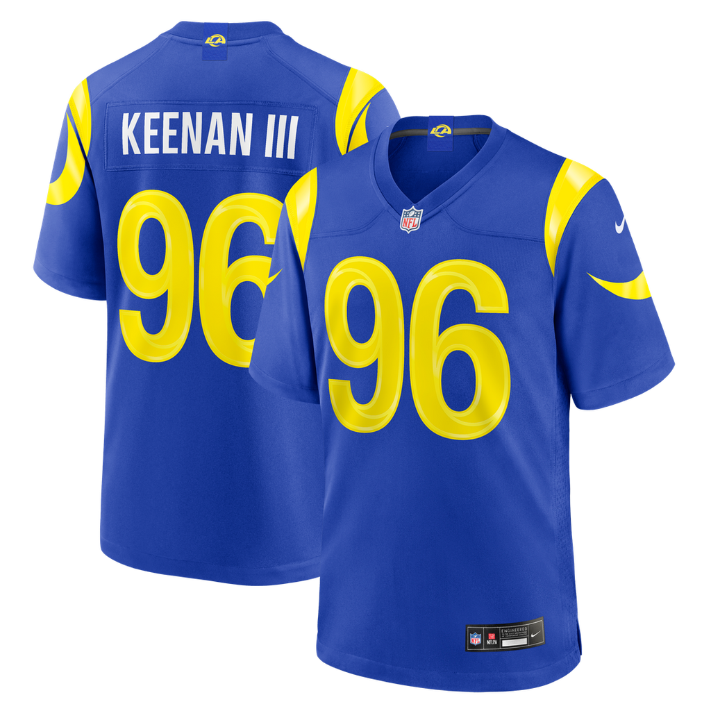 Tim Keenan III Los Angeles Rams Nike Team Game Jersey - Royal