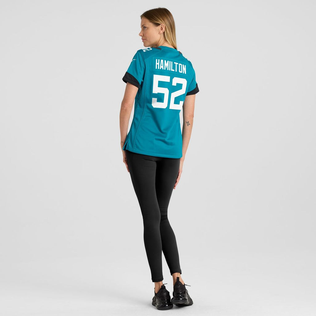 DaVon Hamilton Jacksonville Jaguars Nike Women's Game Jersey - Black