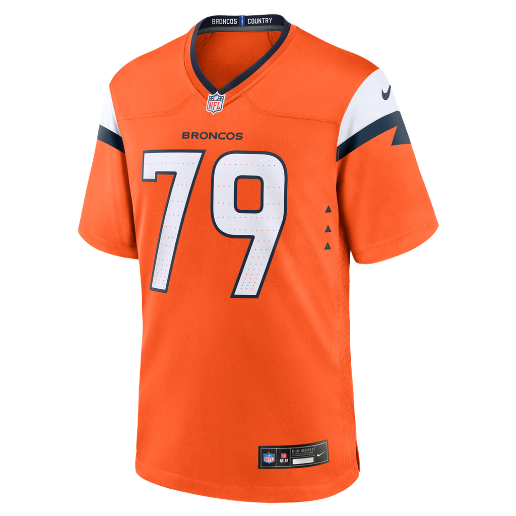 Matt Peart Denver Broncos Nike Team Game Jersey -  Orange