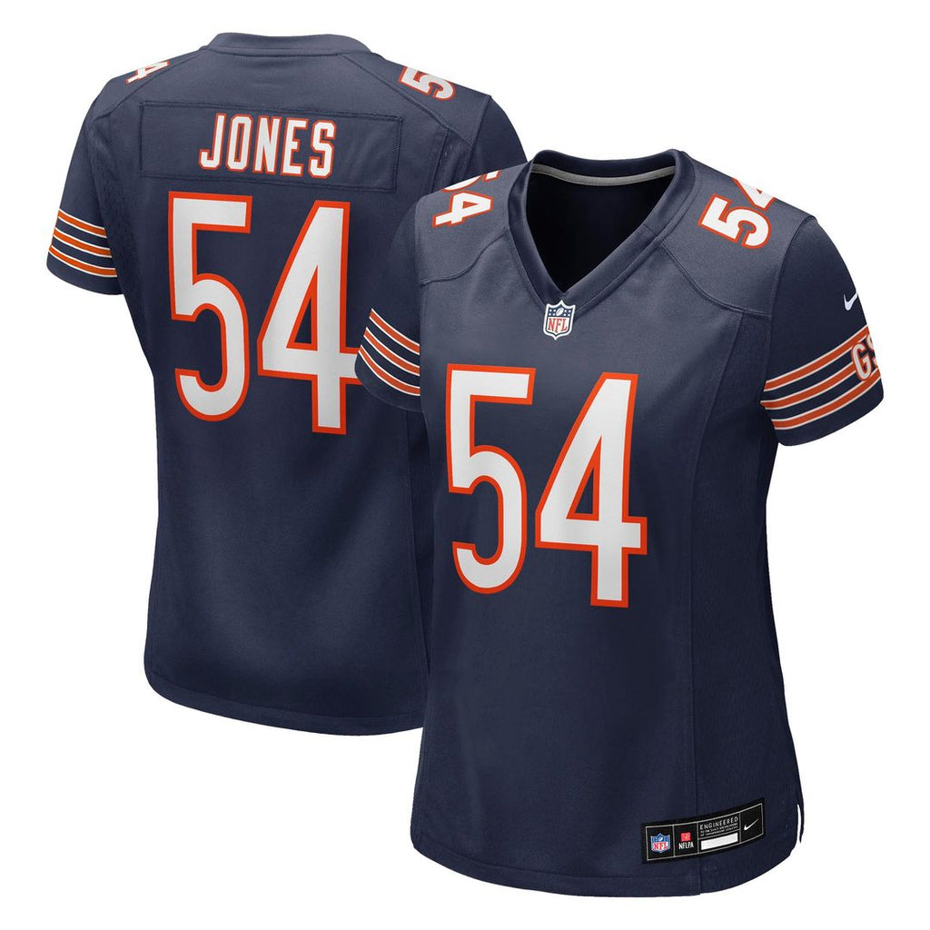 Logan Jones Chicago Bears Nike Women's Team Game Jersey - Navy