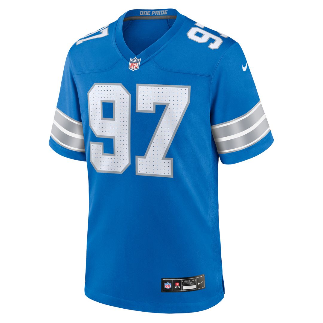 Aidan Hutchinson Detroit Lions Nike 2nd Alternate Game Jersey - Black