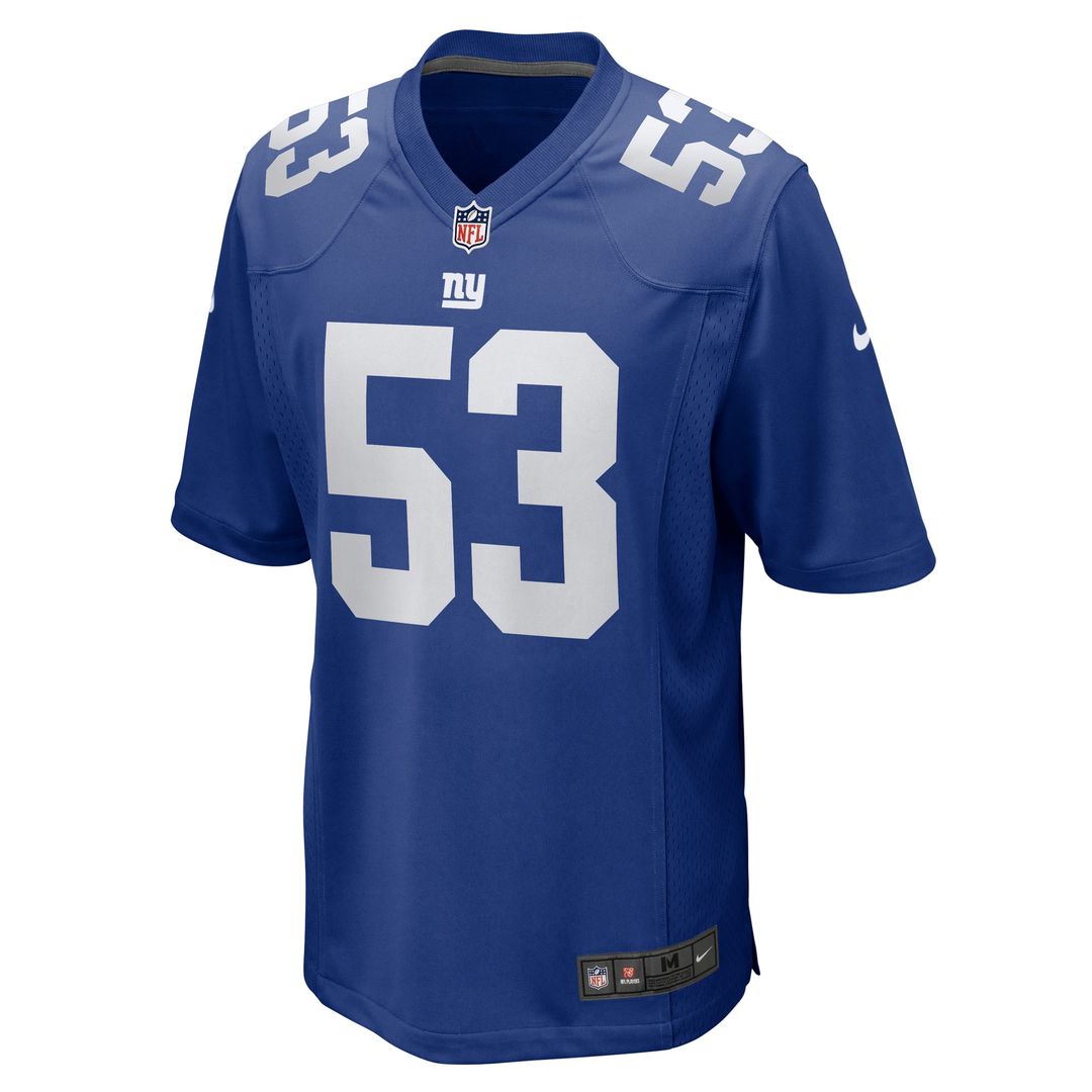 Darius Muasau New York Giants Nike Team Game Jersey -  Royal