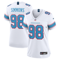 Jeffery Simmons Tennessee Titans Nike Women's Game Jersey - White